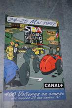 Poster affiche automobile 1997 spa classic, Verzamelen, Ophalen of Verzenden, Zo goed als nieuw, Reclamebord