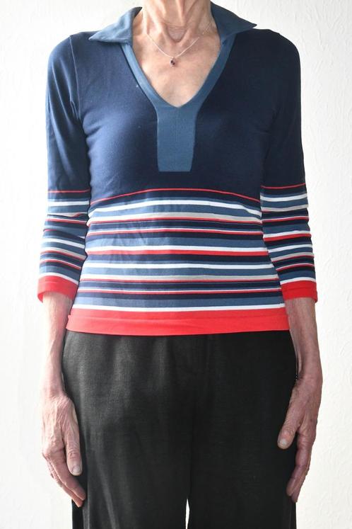 T-shirt van Falke in rekstof - maat 36, Vêtements | Femmes, T-shirts, Porté, Taille 36 (S), Bleu, Manches longues, Enlèvement ou Envoi