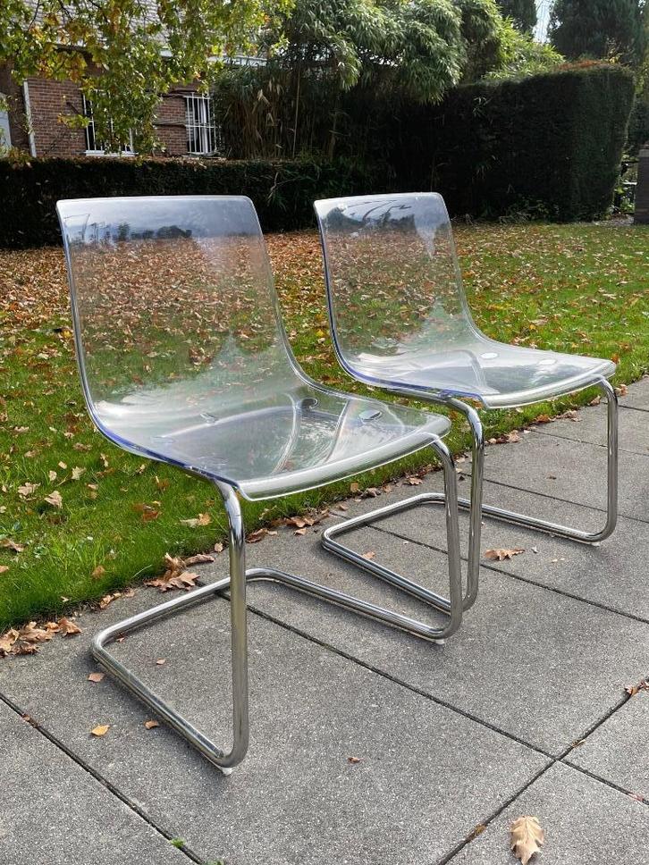 Ikea tobias eetkamerstoel, Huis en Inrichting, Stoelen, Gebruikt, Twee, Kunststof, Overige kleuren, Ophalen