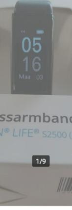 FITNESSARMBAND, Ophalen, Gebruikt, Zwart, Medion