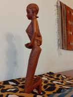Afrikaans houten beeld, Antiek en Kunst, Ophalen