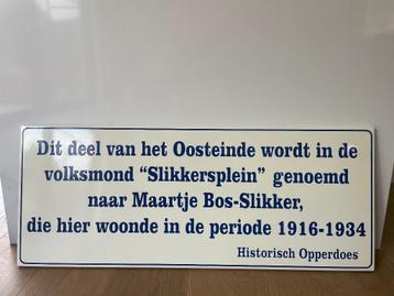 Emaille bord  beschikbaar voor biedingen