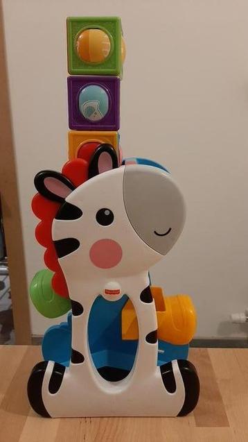 Fisher-Price Zebra blokken vallende blokken toren beschikbaar voor biedingen