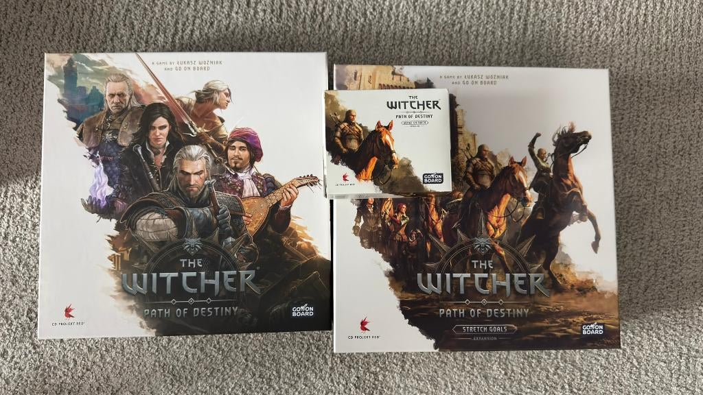 The Witcher: Path of Destiny Stand. Edit.+ Stretch Goals, Trois ou quatre joueurs, Enlèvement ou Envoi, Comme neuf