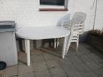 Tuintafel en 4 stoelen, Tuin en Terras, Ophalen, Zo goed als nieuw, Tuinset