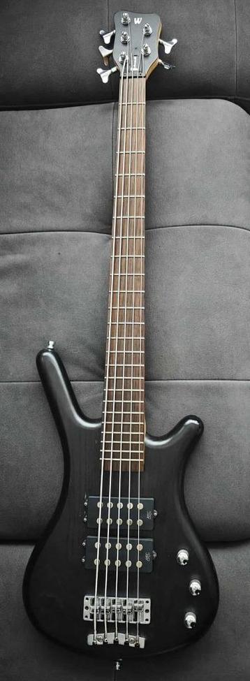 Warwick Corvette Rockbass 5-string Nirvana Black, Enlèvement, Utilisé, Électrique, 5 cordes