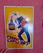 Superbe carton publicitaire Cherry Maurice Chevalier, Comme neuf, Envoi