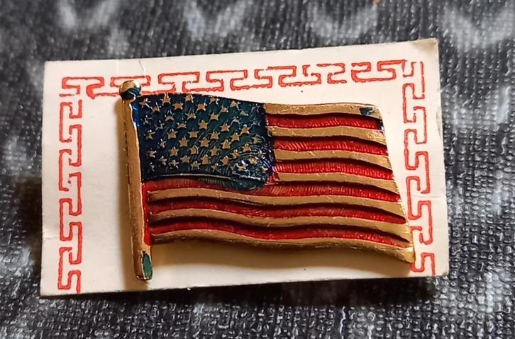 USA vlag pin, Verzamelen, Militaria | Algemeen, Ophalen of Verzenden