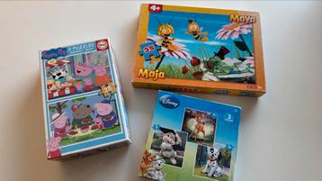 Puzzels: Peppa Pig + Maya + Disney beschikbaar voor biedingen