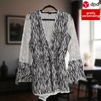 Playsuit zebra print en kant M, Verzenden, Zwart, Nieuw, Emmash paris