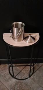 Nieuw ijsemmertje, inox, Huis en Inrichting, Ophalen of Verzenden, Nieuw