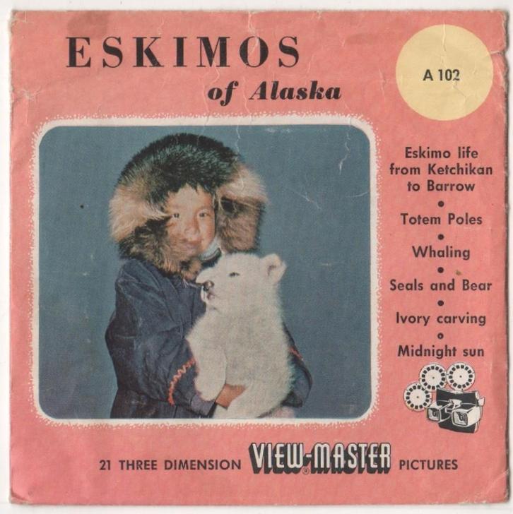 View-master Eskimaux Inuit Eskimos A 102, Antiek en Kunst, Antiek | Speelgoed, Ophalen of Verzenden