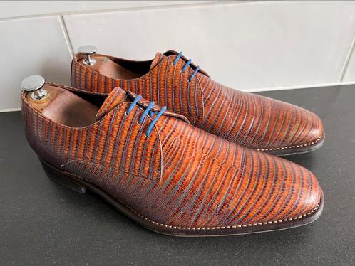 Floris van Bommel herenschoenen maat 8.5 / 42.5 H, Kleding | Heren, Schoenen, Zo goed als nieuw, Veterschoenen, Overige kleuren
