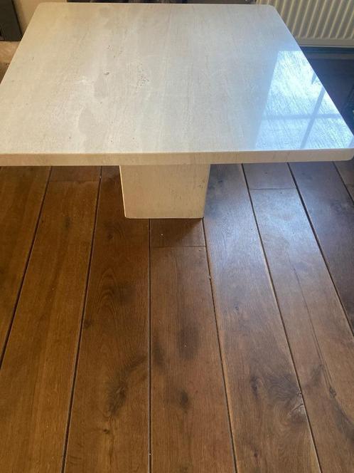 vintage salontafel Travertin, Huis en Inrichting, Tafels | Salontafels, Ophalen