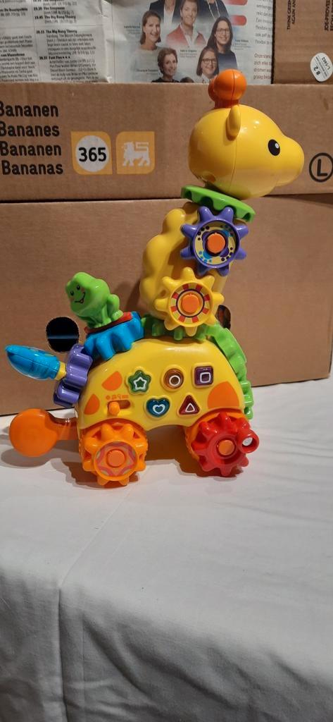 VTECH pratende giraf Frans/ Engels, Kinderen en Baby's, Speelgoed | Vtech, Zo goed als nieuw, 6 maanden tot 2 jaar, Ophalen of Verzenden