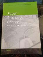 Paper, Project of Scriptie, Boeken, Schoolboeken, Overige niveaus, Acco, Zo goed als nieuw, Overige vakken