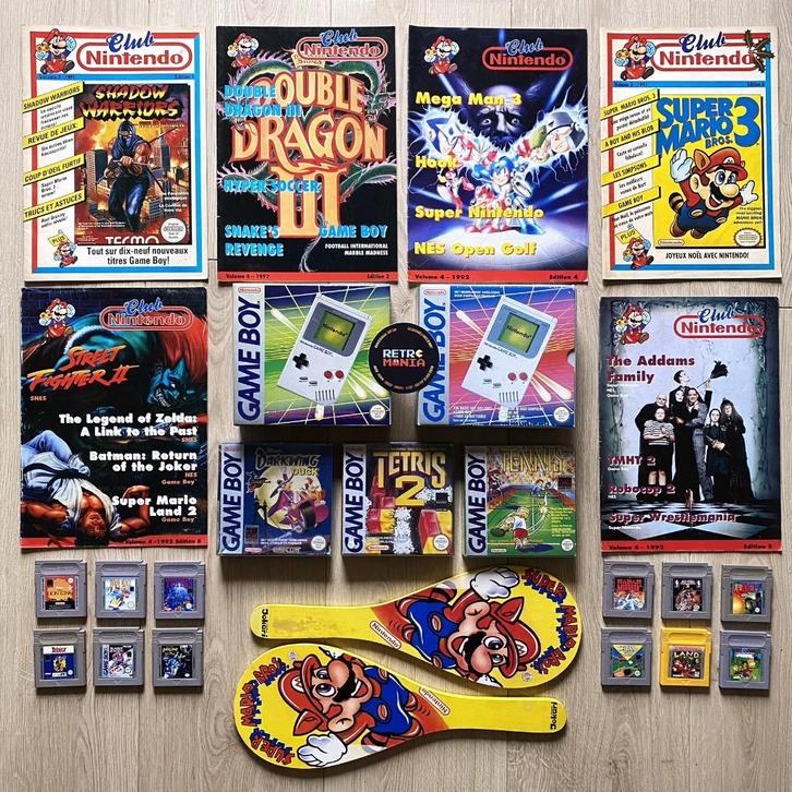 Nintendo Game Boy-consoles + games + tijdschriften, Games en Spelcomputers, Games | Nintendo Game Boy, Zo goed als nieuw, Ophalen of Verzenden