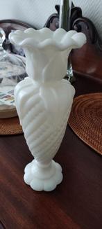 Vase verre blanc, Wit, Glas