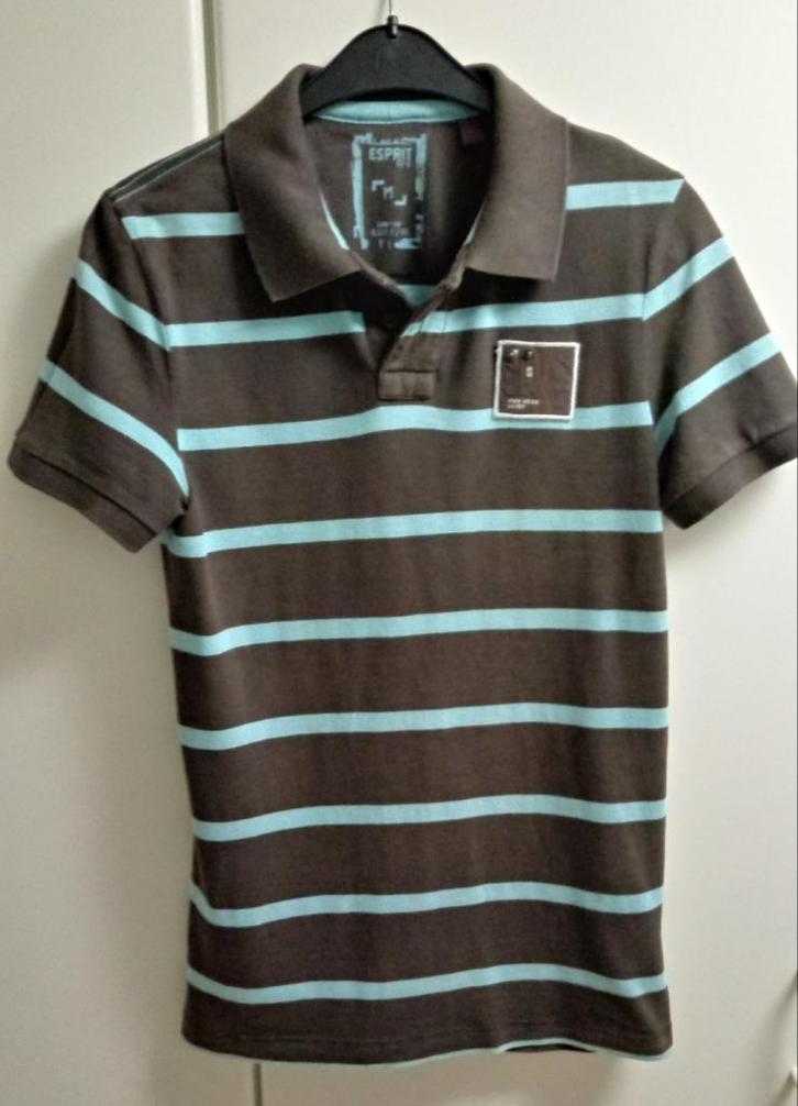Gestreepte polo van Esprit, maat S, Kleding | Heren, Polo's, Zo goed als nieuw, Maat 46 (S) of kleiner, Ophalen of Verzenden
