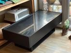 zwarte salontafel, Huis en Inrichting, Tafels | Salontafels, Ophalen, Minder dan 50 cm, Gebruikt, 100 tot 150 cm
