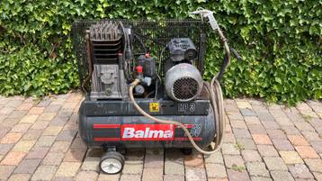 Balma 50L tank compressor 10 a11bar, Enlèvement, 10 bars ou plus, 800 litres/min ou plus, Utilisé