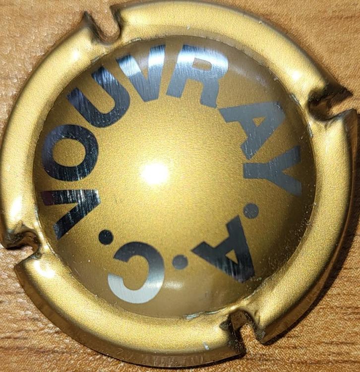 Capsule Crémant de Loire, VOUVRAY A.C. bistre & métal nr.20a, Verzamelen, Wijnen, Nieuw, Overige typen, Frankrijk, Ophalen of Verzenden