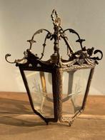 Antieke hanglamp (verlichting hal) Hoogte: 35cm, Ophalen of Verzenden