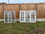 Ramen drie stuks pvc en dubbel glas, Doe-het-zelf en Bouw, Ophalen, Zo goed als nieuw