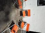 Vouw stoeltjes camping vintage, Caravans en Kamperen, Ophalen, Gebruikt