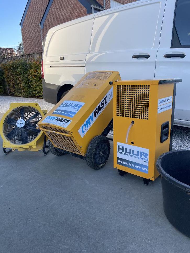 Bouwdroger DF400 of DF800, Doe-het-zelf en Bouw, Verwarming en Radiatoren, Gebruikt, Overige typen, 800 watt of meer, 80 cm of meer