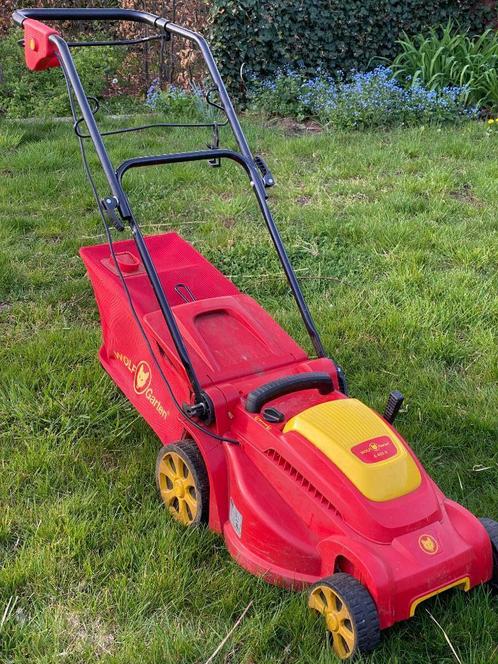 Wolf Garten grasmaaier, Tuin en Terras, Grasmaaiers, Gebruikt, Handgrasmaaier, 40 t/m 49 cm, Cirkelmaaier, Mulchfunctie, Opvangzak