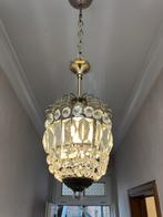 Set van kristallen Luster en 2 wandlampen, Huis en Inrichting, Lampen | Kroonluchters, Ophalen, Zo goed als nieuw