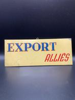 Plaque Export Alliés - 1961, Collections, Enlèvement ou Envoi, Comme neuf