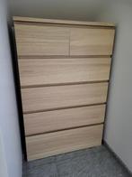 Ikea Malm ladekast, Huis en Inrichting, Kasten | Ladekasten, Ophalen, 5 laden of meer, 100 tot 150 cm, Eikenhout