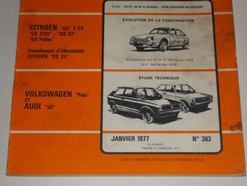 revue technique volkswagen polo Mk1 de 1974-1981 + audi 50