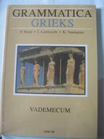 ASO Grammatica Grieks Vademecum ISBN978-90-306-2837-8, Utilisé, Enlèvement ou Envoi, Van In