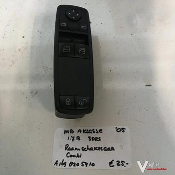 Mercedes  A klasse 1.7 B 3drs 2005 Raamschakelaar Linksvoor  beschikbaar voor biedingen