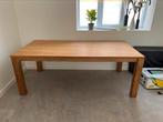 Eettafel massief teak, Huis en Inrichting, Tafels | Eettafels, Ophalen, Gebruikt, Landelijk modern, Teakhout