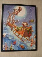 Diamond painting 30 x 40 ingekaderd thema kerstmis, Ophalen of Verzenden, Nieuw, Knutselwerk