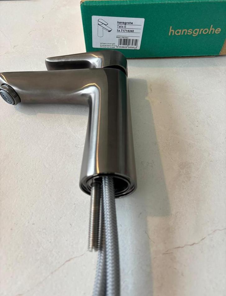 Hansgrohe wastafel kraan met afvoerplug, Doe-het-zelf en Bouw, Sanitair, Nieuw, Kraan, Ophalen