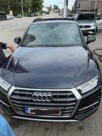 Audi Q5 40 TDI Quatro 1e eigenaar, Auto's, Automaat, Zwart, Q5, Blauw