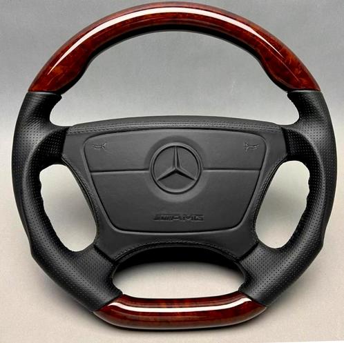 Mercedes stuur leder met hout, Auto diversen, Tuning en Styling, Ophalen of Verzenden