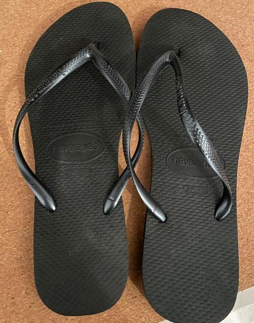 Havaianas zwart Slim fit europese maat 41/42, Vêtements | Femmes, Chaussures, Comme neuf, Sandales de bain, Noir, Enlèvement