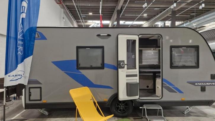EXCLUSIVE 475 CARAVELAIR, Caravanes & Camping, Caravanes, Entreprise, Caravelair, Grand lit, Coin salon convertible, Lit fixe