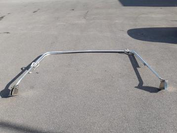 VERSTELBARE ALUMINIUM BIMINI BEUGEL MET RVS VOETEN EN DOEK  beschikbaar voor biedingen