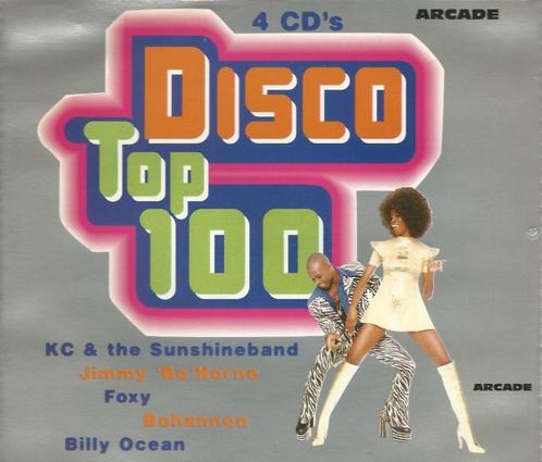 4CD-BOX * DISCO TOP 100, CD & DVD, CD | Pop, Comme neuf, Enlèvement ou Envoi