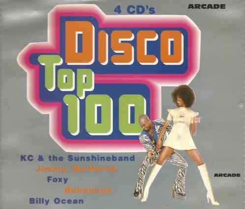 4CD-BOX * DISCO TOP 100, Cd's en Dvd's, Cd's | Pop, Zo goed als nieuw, Ophalen of Verzenden