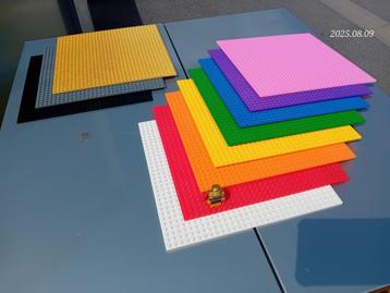 lot d'assiettes 32x32 colorées pour Lego et similaires, Enlèvement ou Envoi, Utilisé