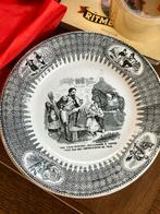 4 assiettes sujets militaires Mouzin Lecat, Antiek en Kunst, Ophalen