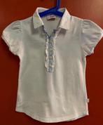Witte polo  t.shirt "Il Gufo" 5 jaar, Kinderen en Baby's, Kinderkleding | Maat 110, Gebruikt, Meisje, Ophalen of Verzenden, Shirt of Longsleeve